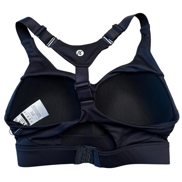 AYBL UK Sportive Open Back Sports Bra Black Size S Racerback NWT - Picture 5 of 6